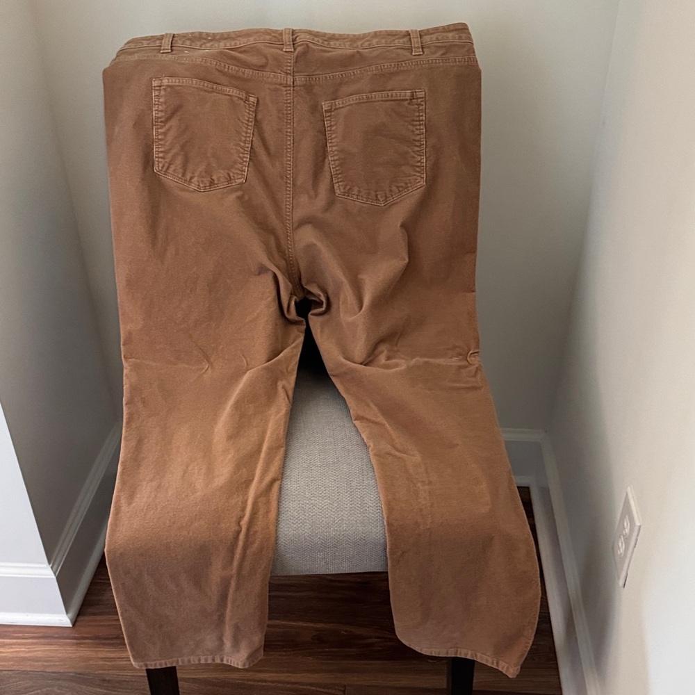 Plus size Talbots Tan Straight Leg courduroy